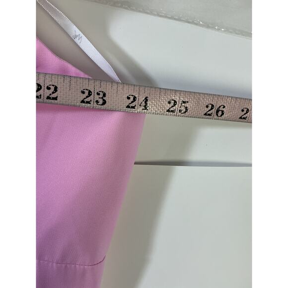 AW BRIDAL 22 3X plus candy pink bridesmaid wedding party maxi dress NEW B104 - Picture 4 of 7